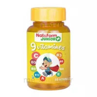 Nat&form Junior Ours Gomme Oursons 9 Vitamines B/60 à LA TESTE DE BUCH