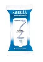 Saugella Lingette Dermoliquide Hygiène Intime Paquet/15 à LA TESTE DE BUCH